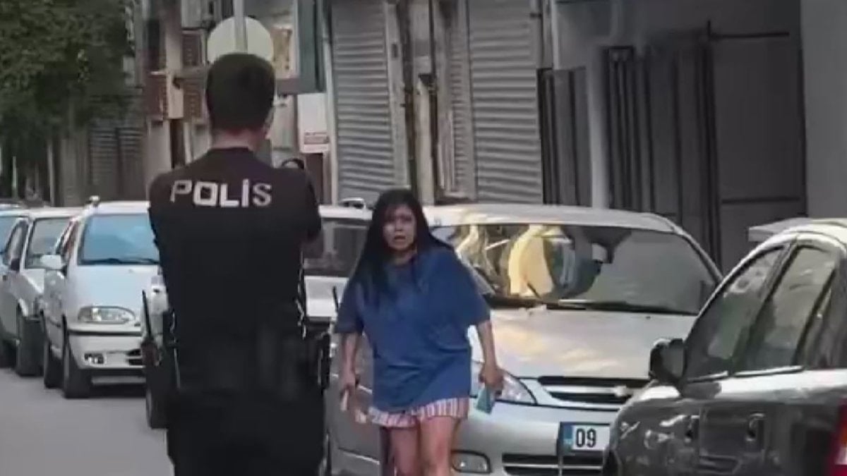 Aydın'da sokak ortasında samuray kılıçlı dehşet