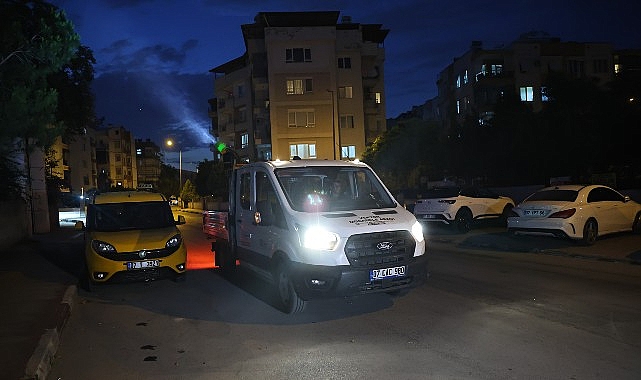 Büyükşehir'den gece vektör mesaisi