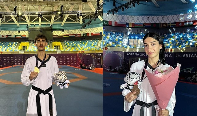 Kaan'dan altın, Zehra'dan bronz