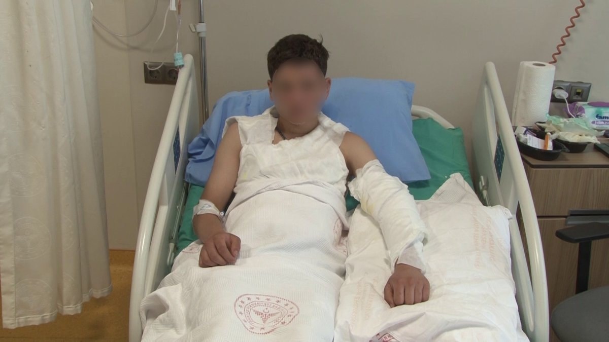 Arnavutköy'de vücüduna kolonya döken çocuk, kendini yaktı