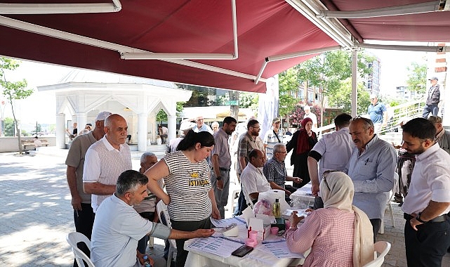 Bağcılar'da camilerde sağlık taraması yapıldı