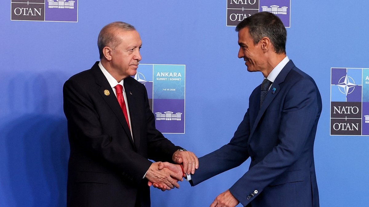 Cumhurbaşkanı Erdoğan Pedro Sanchez ile görüştü