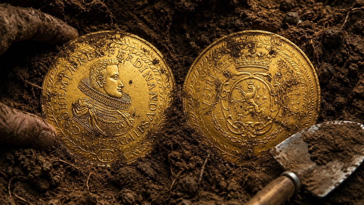 400 yıldır toprağa gömülüydü; Dev sikkeye sonunda ulaşıldı! Değeri şoke etti....