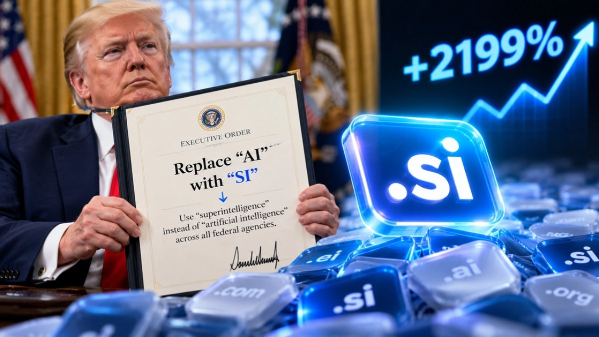 Donald Trump'ın "süper zeka" açıklaması .si alan adına olan talebi patlattı