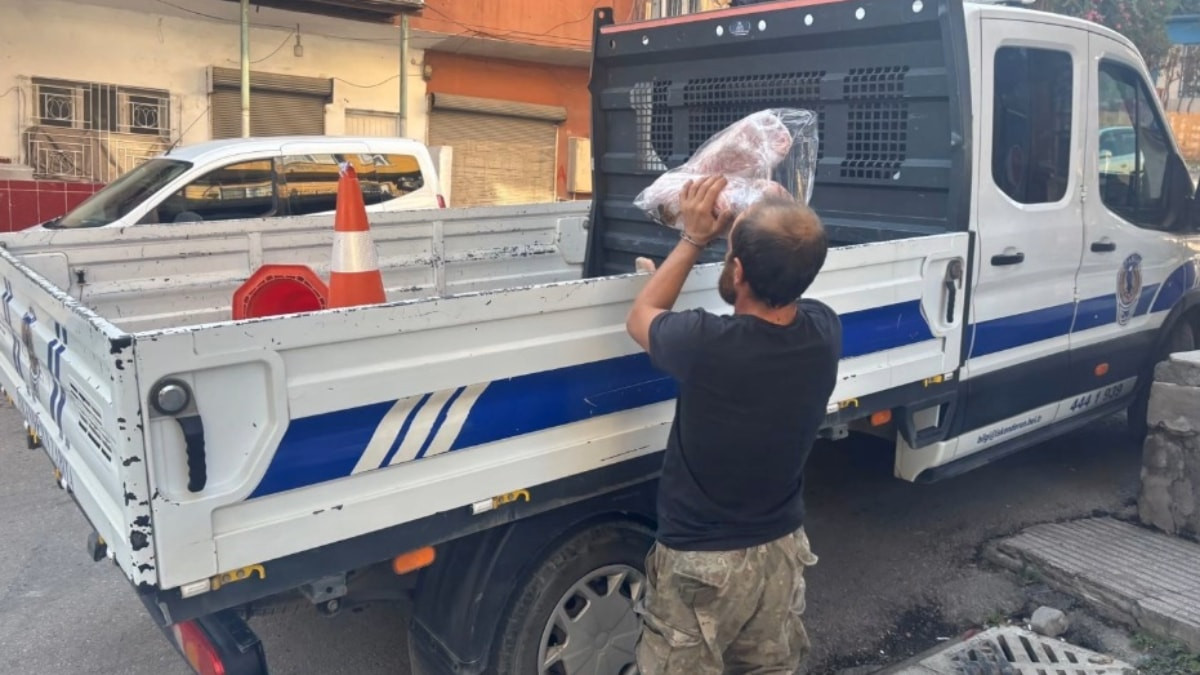 İskenderun'da gümrükte imhasına karar verilen 1 tondan fazla bozuk et piyasaya sürülmek istenirken yakalandı